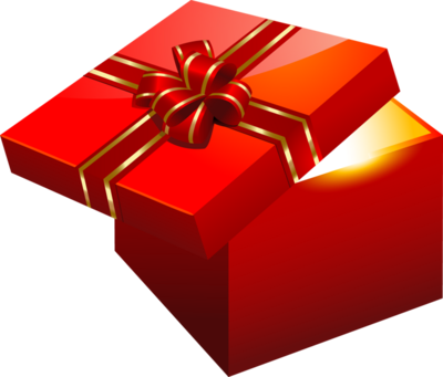 半開(kāi)的禮盒