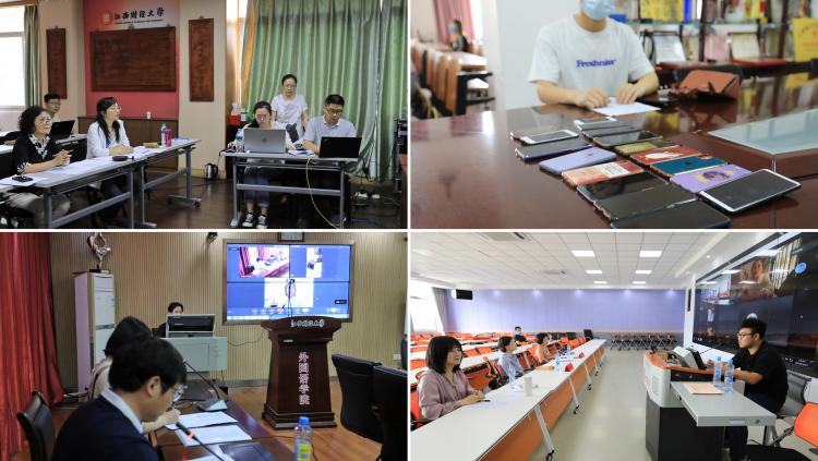 盧福財巡視碩士研究生招生復試現場，強調網絡技術支撐與咨詢服務保障工作